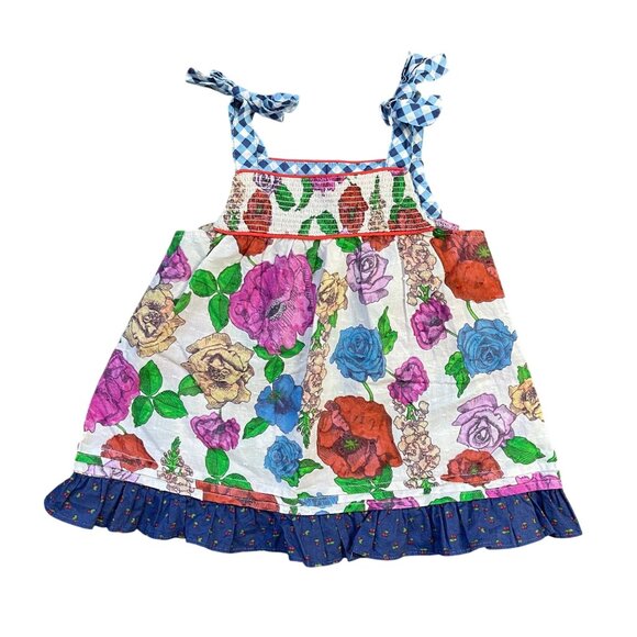 Matilda Jane Brilliant Day Dream Dress (NO BLOOMERS) Baby 12-18M Floral Cotton - Picture 1 of 9